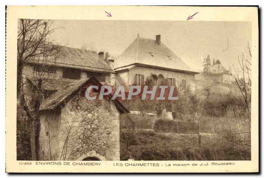 CPA Environs de Chambery les Charmettes la Maison de JJ Rousseau 