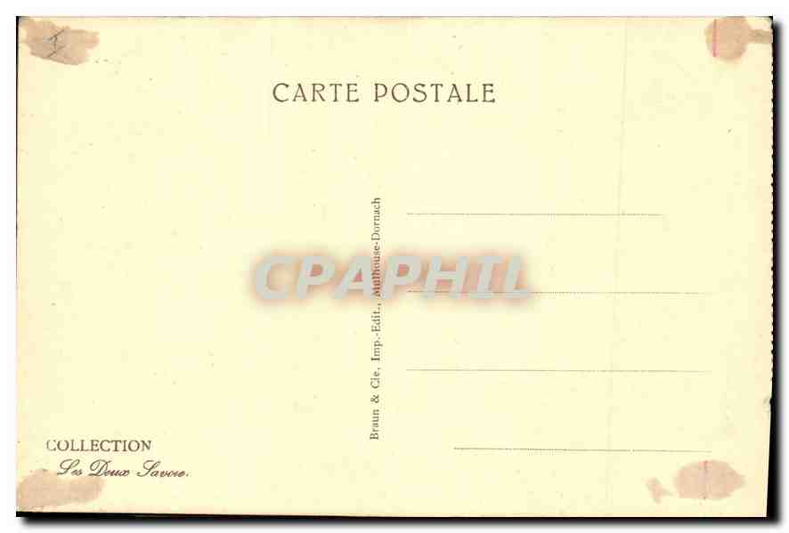 CPA Environs de Chambery les Charmettes la Maison de JJ Rousseau  — Rückseite