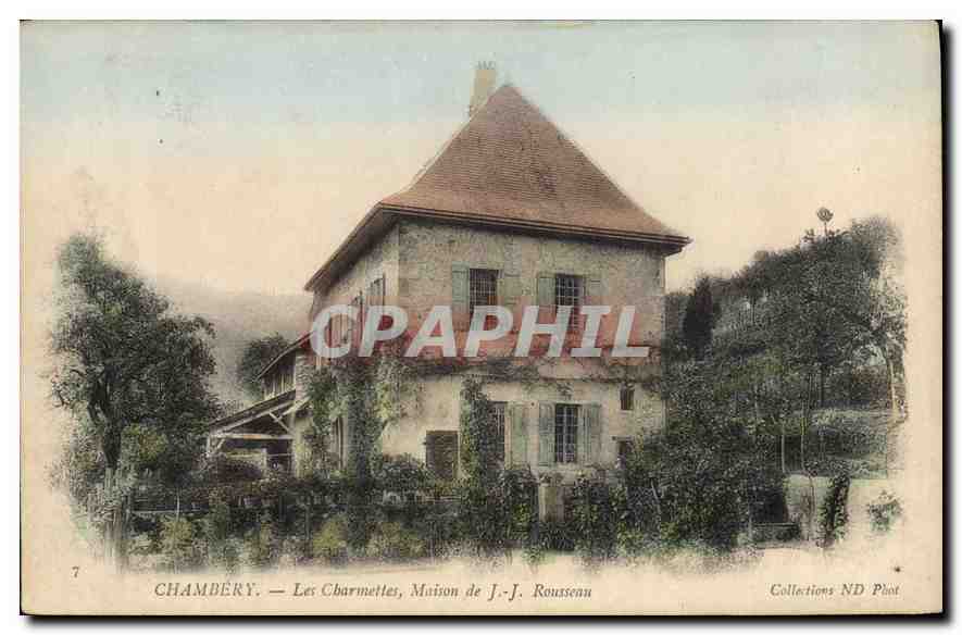 CPA Chambery les Charmettes Maison de JJ Rousseau 