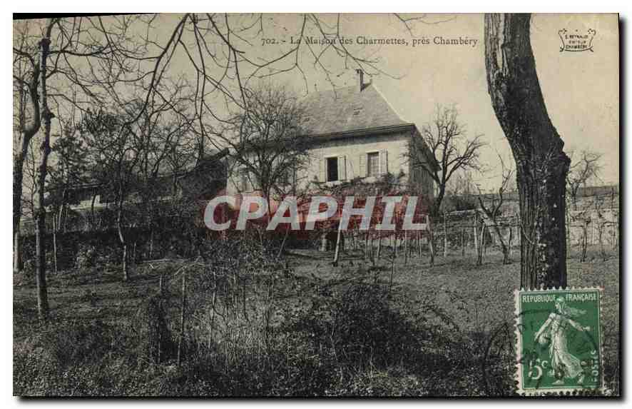 CPA La Maison des Charmettes pres Chambery 