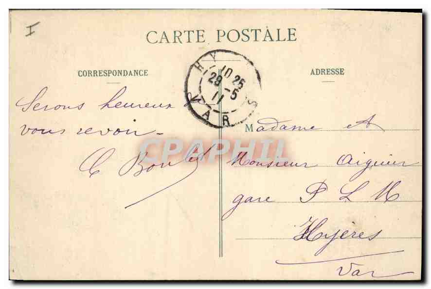 CPA La Maison des Charmettes pres Chambery  — Rückseite