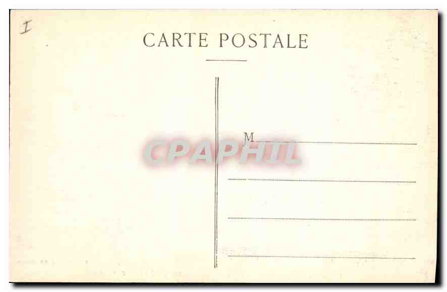 CPA Les Charmettes le Salon de JJ Rousseau  — Rückseite