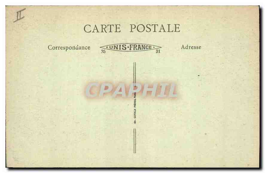 CPA La Savoie Environs de Chambery la Maison des Charmettes  — Rückseite