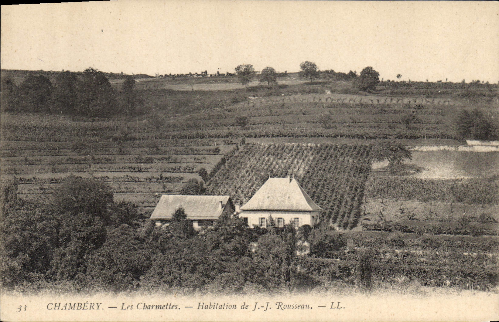 CPA Chambery les Charmettes Habitation de JJ Rousseau 