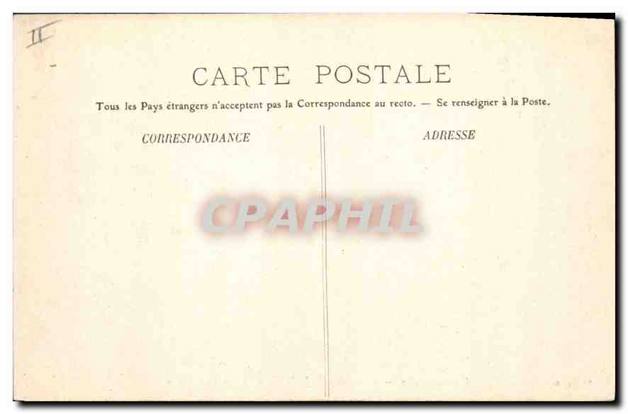 CPA Chambery les Charmettes Habitation de JJ Rousseau  — Rückseite