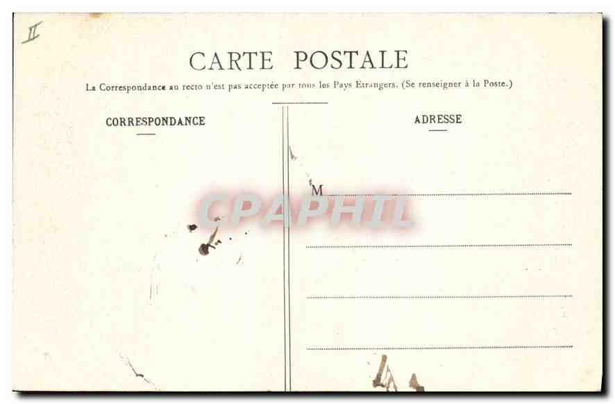 CPA Les Charmettes Chambre de JJ Rousseau  — Rückseite