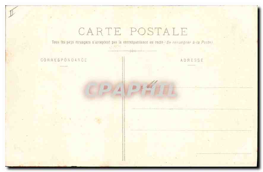 CPA Les Charmettes la Salle a Manger  — Rückseite