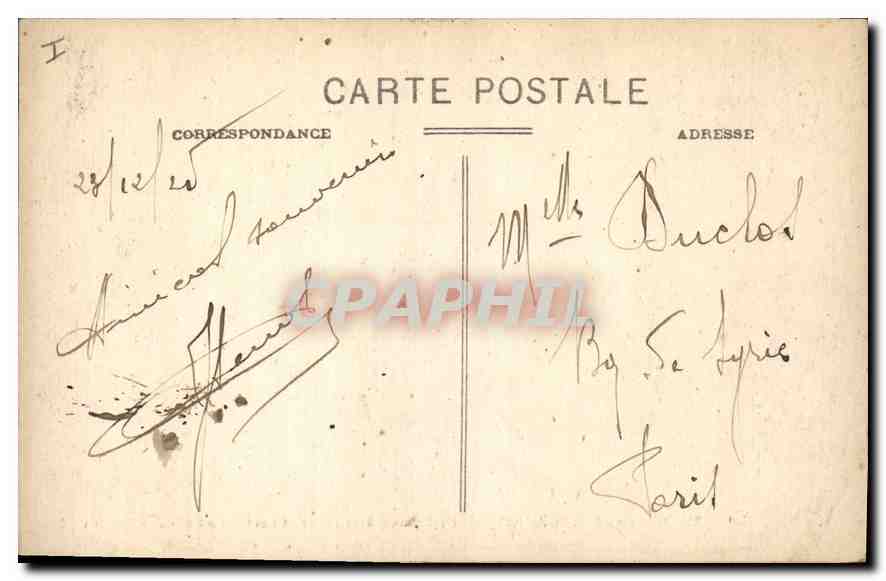 CPA Chateau de Meillant pres St Amand Montrond Cher la Salle des Gardes  — Rückseite