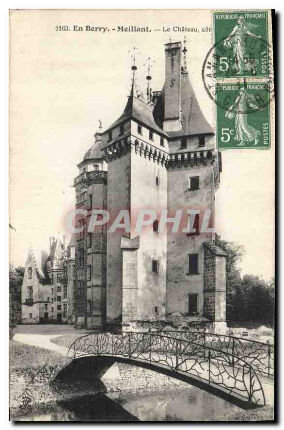 CPA En Berry Meillant le Chateau Cote Ouest 