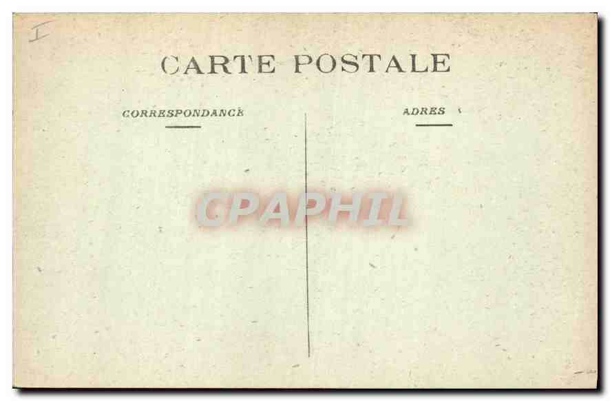 CPA Chateau de Meillant pres St Amand Montrond Cher  — Rückseite