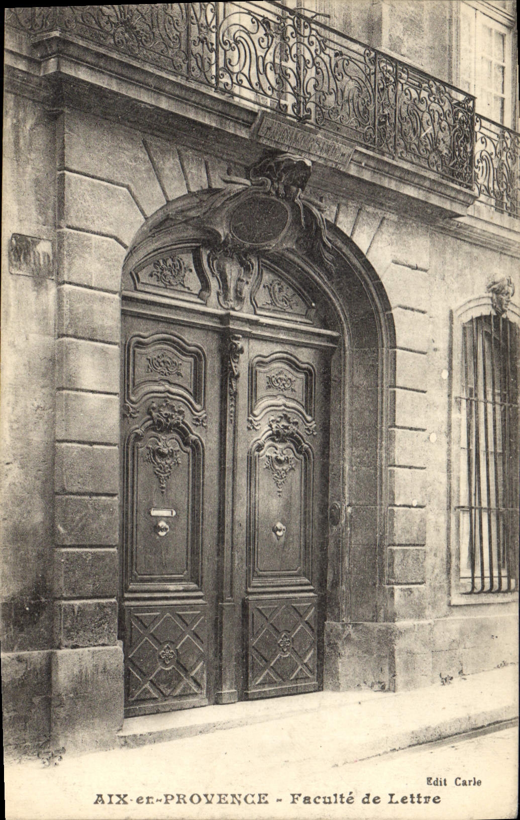 AIX-en-PROVENCE - Faculté de Lettres — Edit Carle