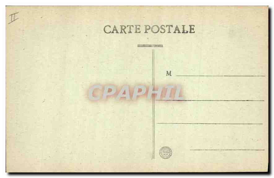 Aix-en-Provence — Faculté de Lettres — Collection Rolland — Verso