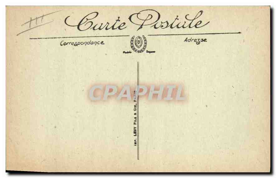 CPA Aix en Provence Hotel de Lestang Parade XIII  — Rückseite