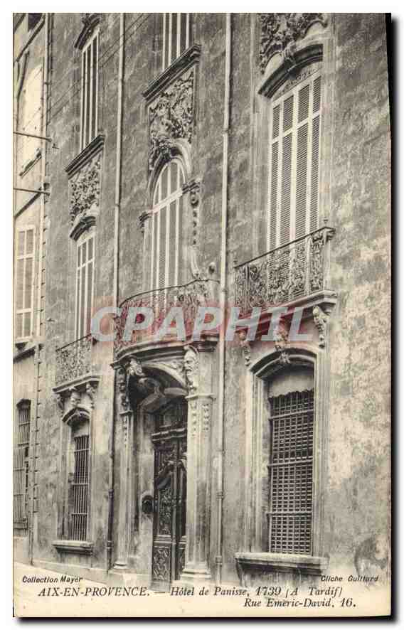 Aix-en-Provence — Hotel de Panisse, 1739 — Galtturd