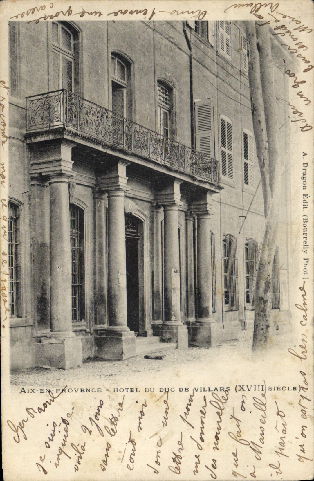 Aix-en-Provence — Hotel du Duc de Villars (18. Jahrhundert) — unbekannter Verlag