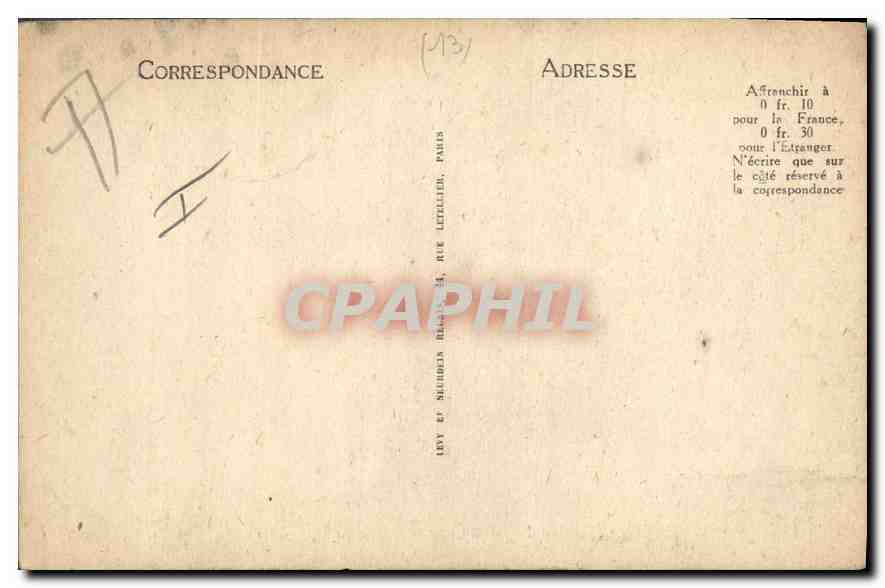CPA Aix en Provence Porte du XVII siecle rue Adanson Ier  — Verso