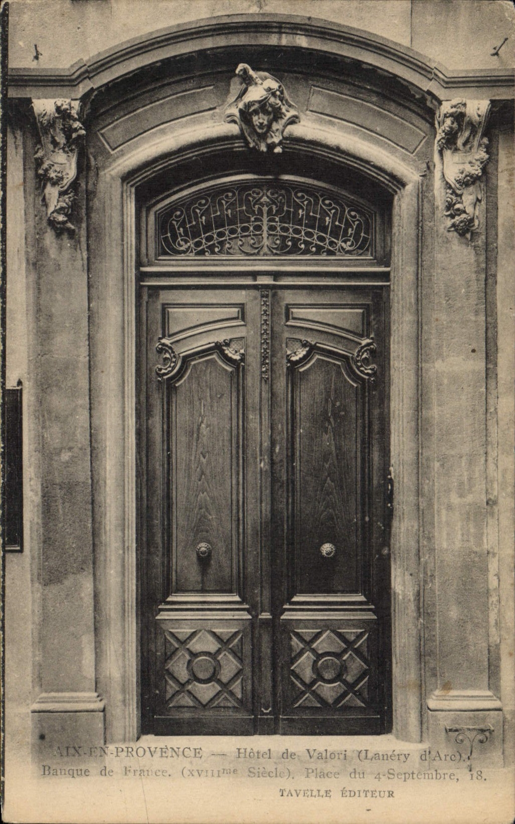Aix-en-Provence — Hôtel de Valori (Lanéry d'Arc) — Banque de France (XVIIIème Siècle)