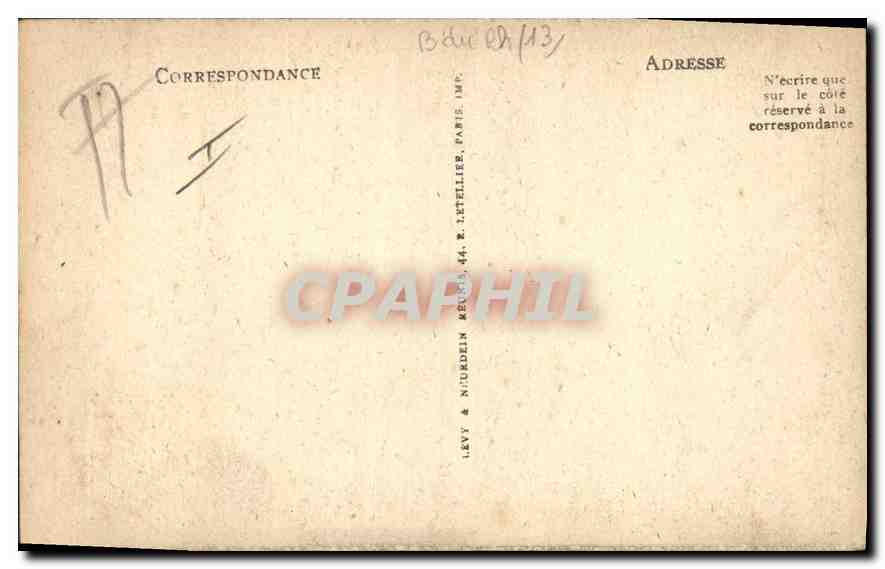 Aix-en-Provence — Hôtel de Valori (XVIIIème Siècle) — Tavelle Éditeur — Verso