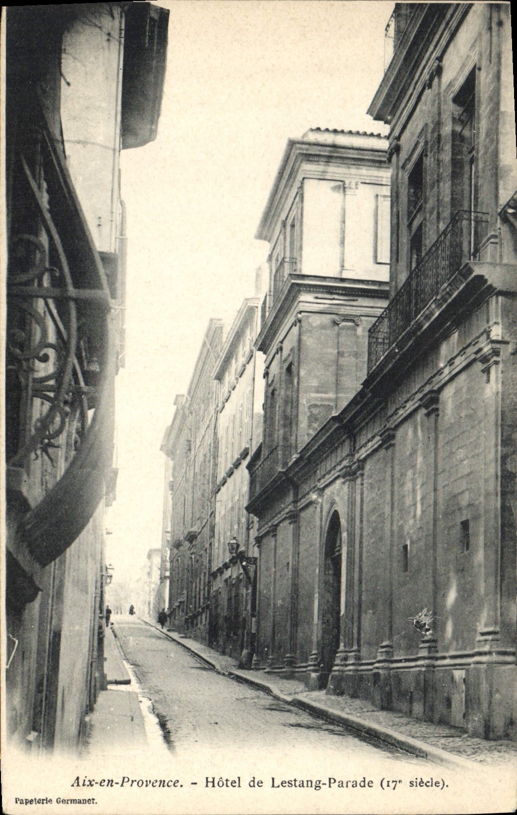 Aix-en-Provence — Hôtel de Lestang-Parade (17e siècle) — Papeterie Germanet