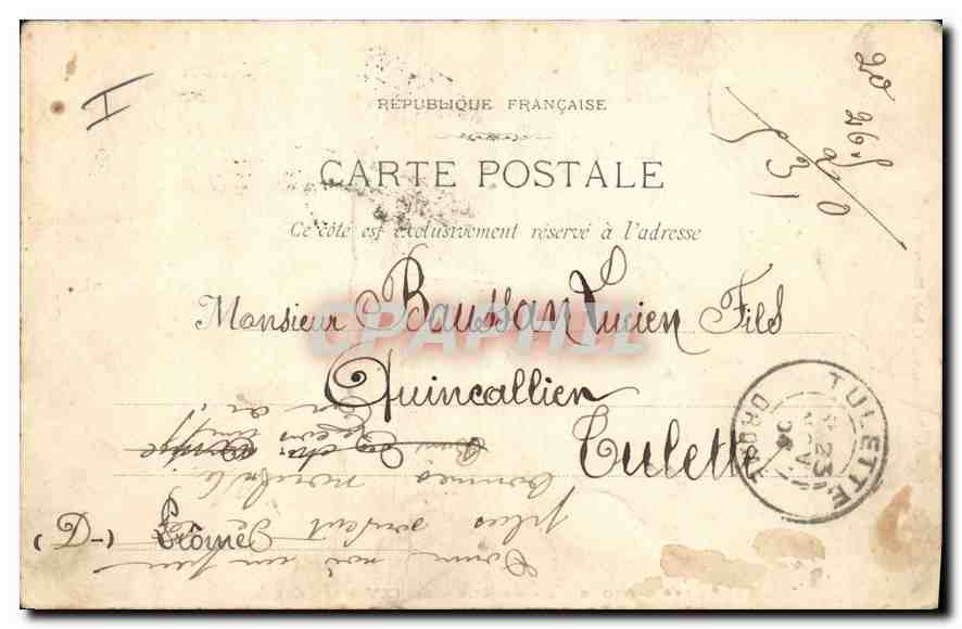 Aix-en-Provence — Hôtel Forbin (XVIIe siècle) — Lith. A. Dragon Aix (Phot. Bourvelot) — Verso