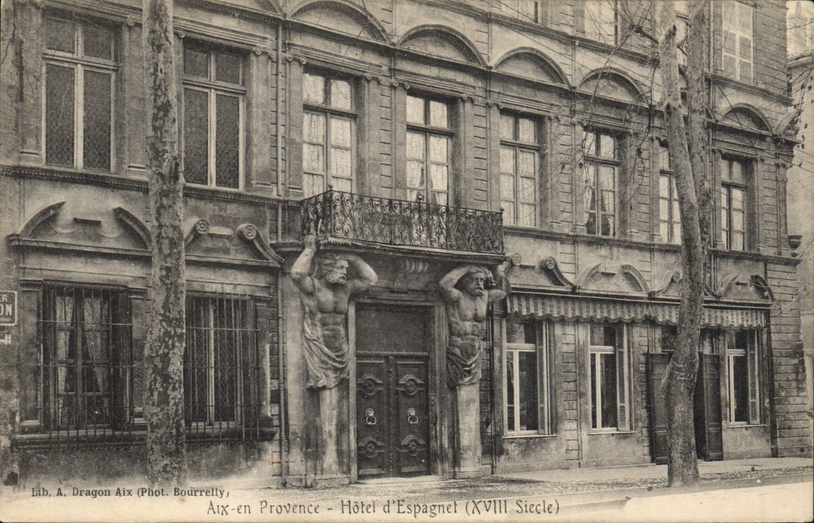 CPA Aix en Provence Hotel d'Espagnet XVII siecle 