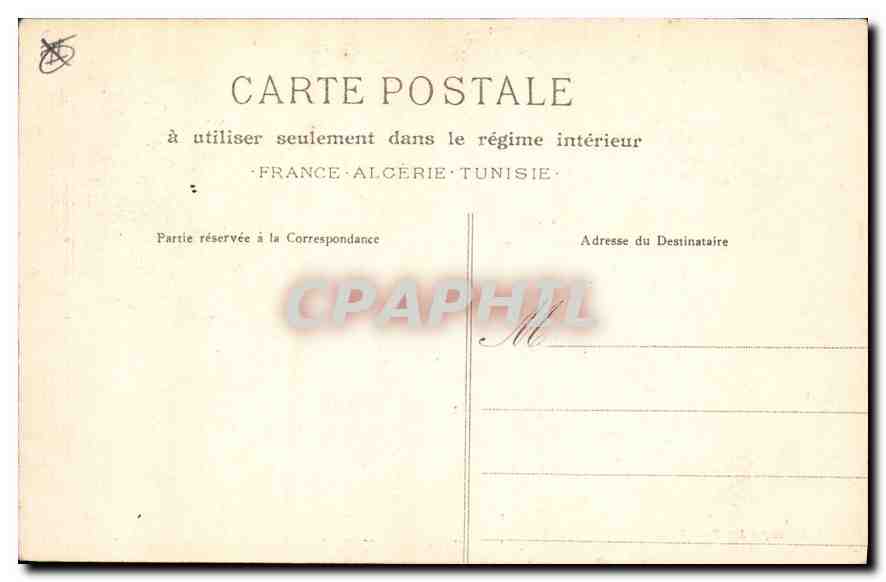 CPA Aix en Provence Hotel d'Espagnet XVII siecle  — Rückseite