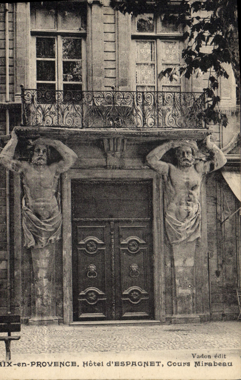 MIX-en-PROVENCE. Hotel d'ESPAGNET, Cours Mirabeau — Vadon édit