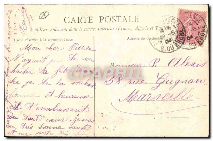 Ax-les-Thermes — Pavillon de Vendôme — Carlitiles de Pujol — Verso