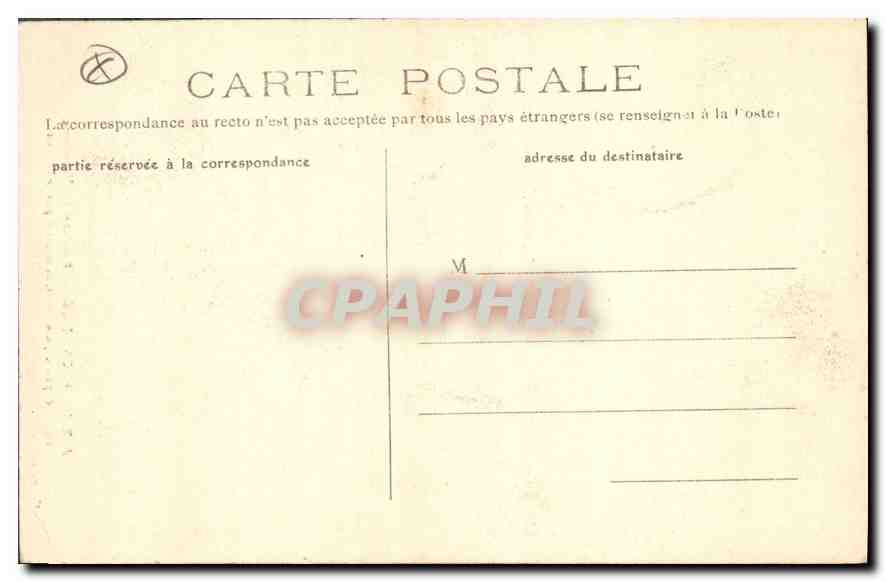 CPA Aix en Provence Pavillon de Vendome Facade Principale Cariatides par Rambot  — Verso