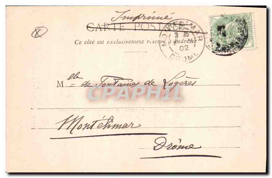 CPA Aix en Provence Hotel d'Espagnet XVII siecle  — Rückseite