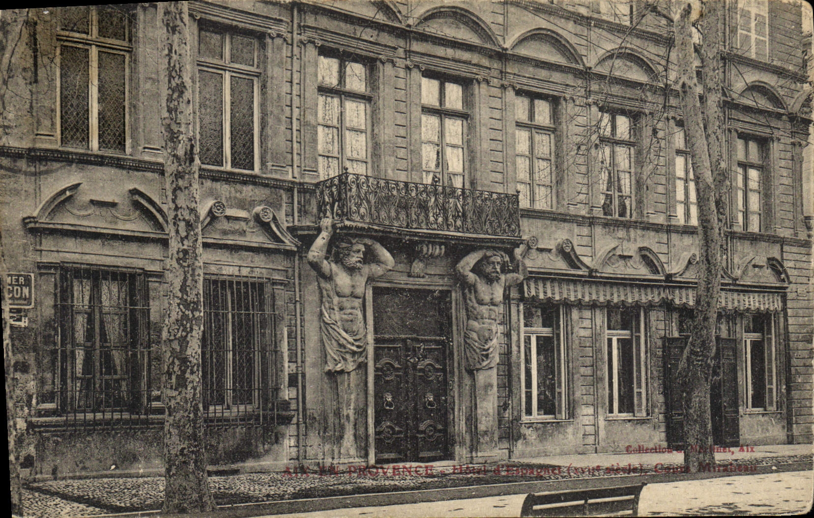 Aix-en-Provence - Hotel d'Espagnol (18. Jahrhundert) — Sammlung M. Mirabeau, Aix