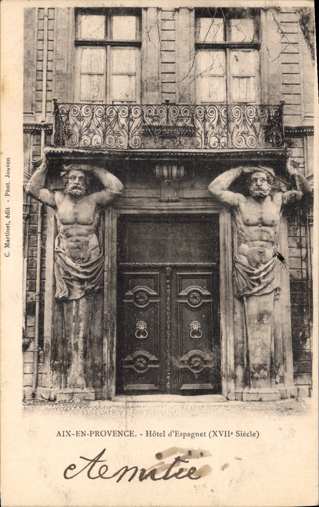 Aix-en-Provence — Hotel d'Espagnet (17. Jahrhundert) — C. Martinet, Verlag Jouven