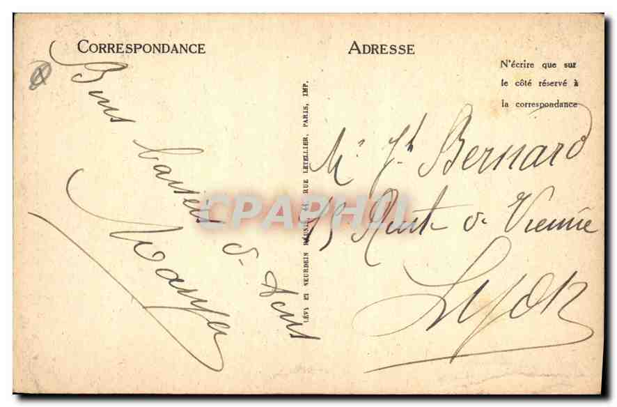 CPA Aix en Provence Vieille Porte a Cariatides Hotel d'Espagnet cours Mirabeau  — Rückseite