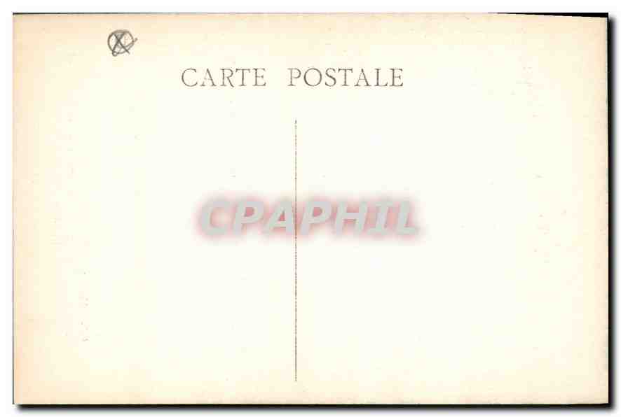 CPA Aix en Provence Hotel d'Espagnet cours Mirabeau  — Rückseite