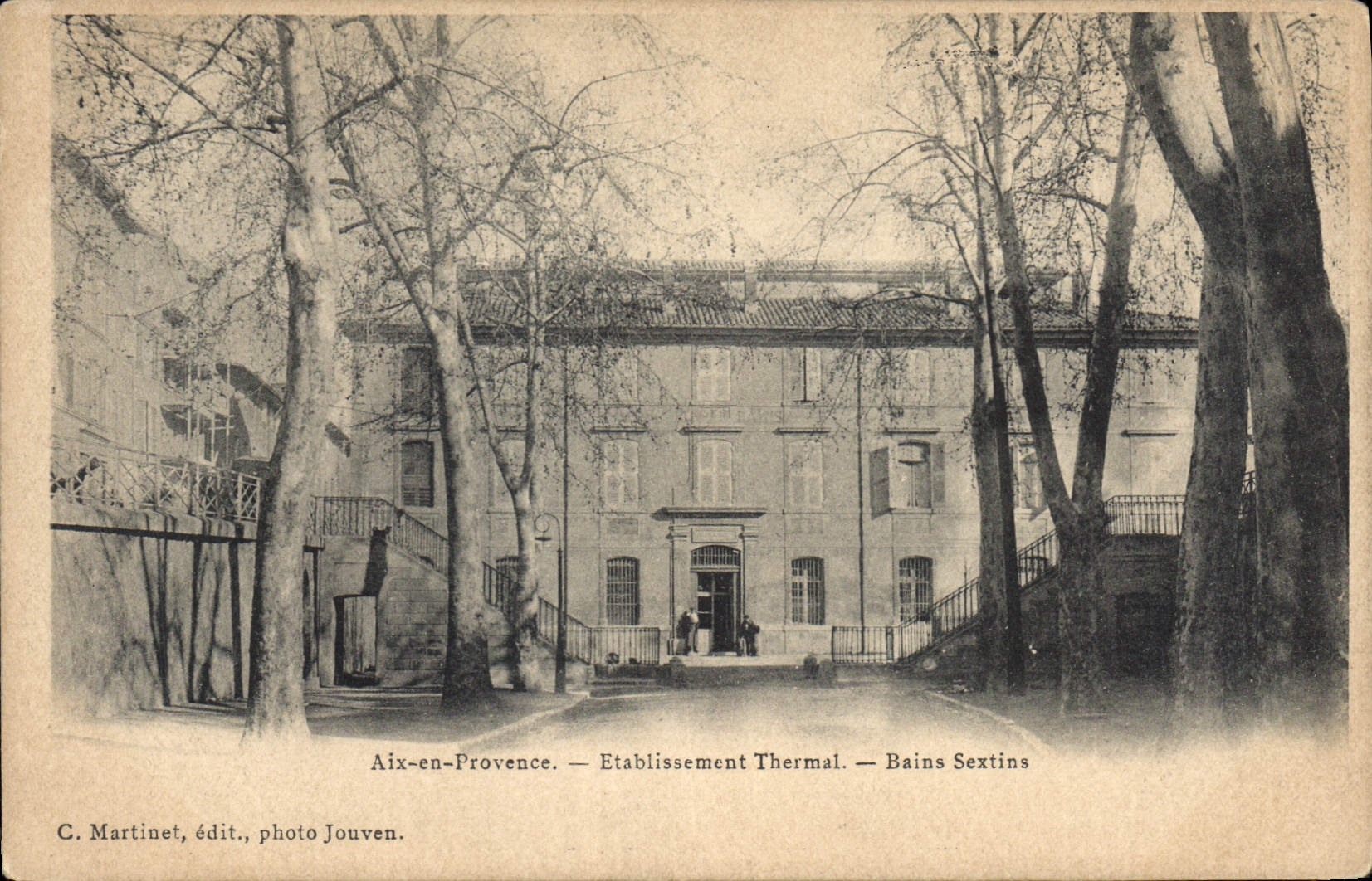 Aix-en-Provence — Thermalbad — Sextins-Bäder — C. Martinet, Verlag, Foto Jouven.