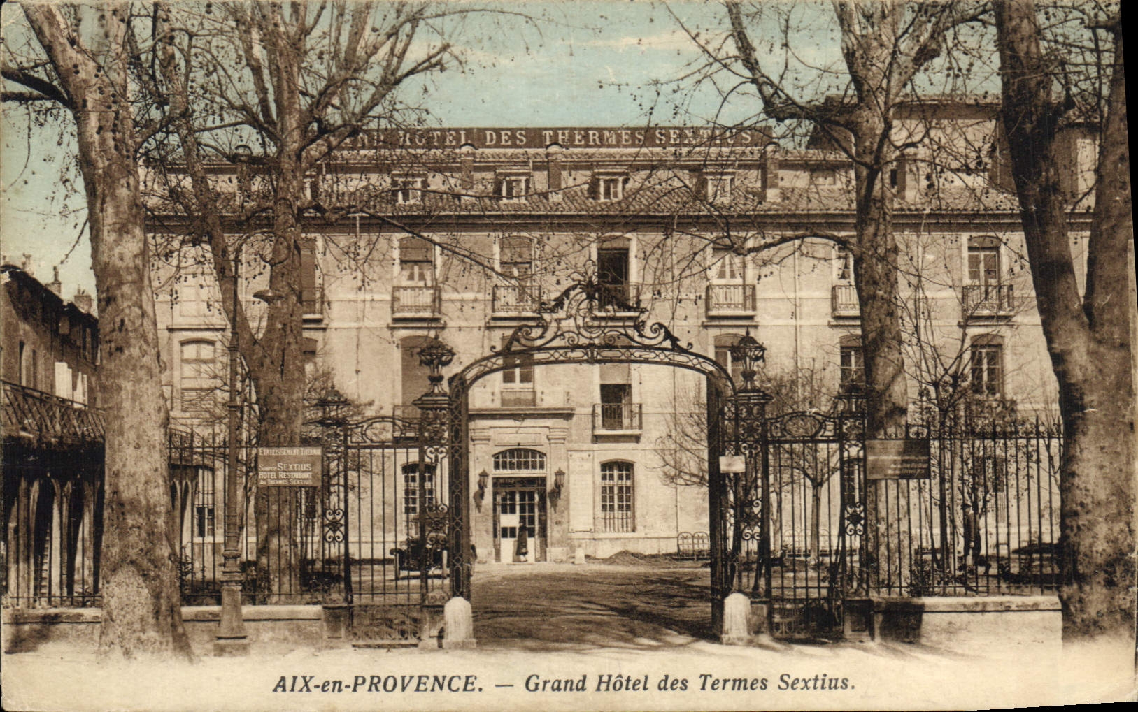 AIX-en-PROVENCE — Grand Hôtel des Thermes Sextius — Édition Louis, Aix