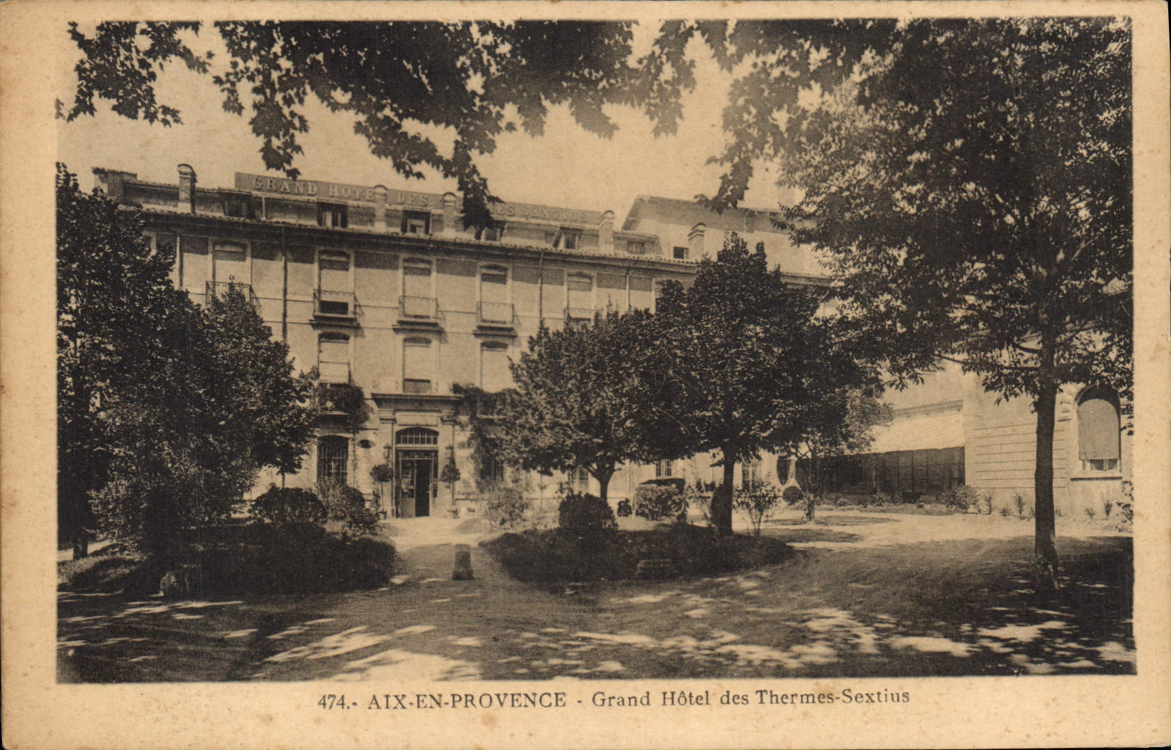 Aix-en-Provence — Grand Hôtel des Thermes-Sextius — Édition La Cissoire, Marseille