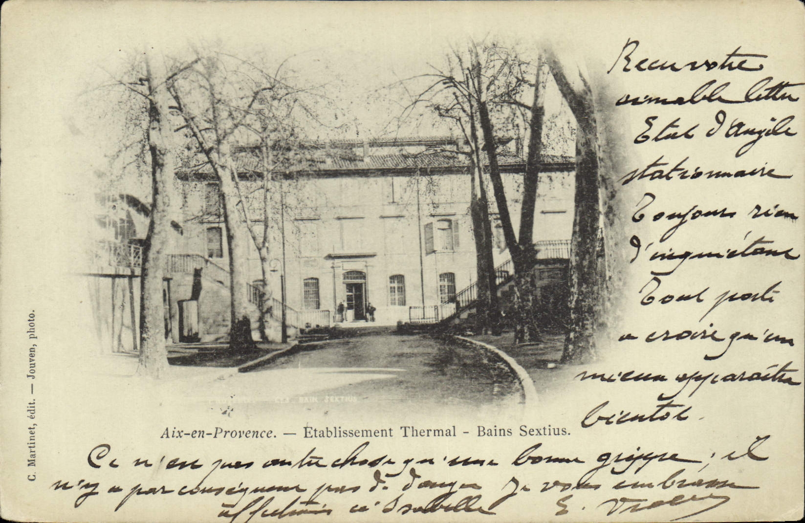 Aix-en-Provence — Thermalbad — Bains Sextius — C. Martinet, Verlag Jouvenet, Foto.