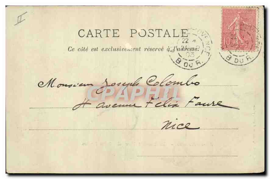 Aix-en-Provence — Thermalbad — Bains Sextius — C. Martinet, Verlag Jouvenet, Foto. — Rückseite