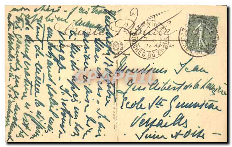 Aix-en-Provence — Hôtel Guillibert (XVIIIe siècle), rue Mazarme 14 — Tavelley, Editeur — Verso