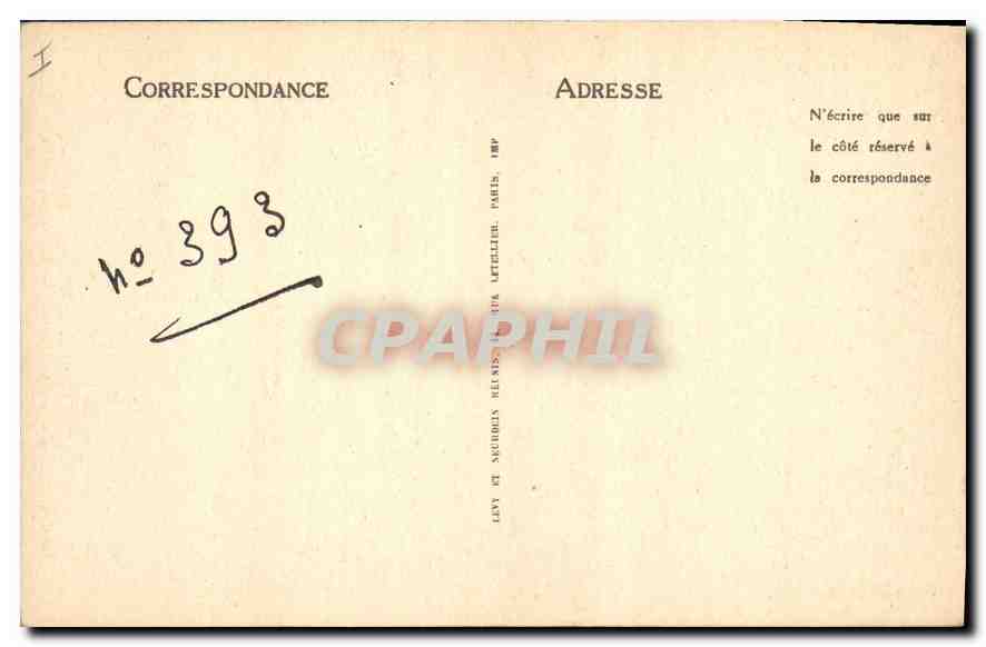Aix-en-Provence — Vieille Porte — Hôtel de Simiane de la Cépède — Rue Chastel — LL. — n°61 — Verso
