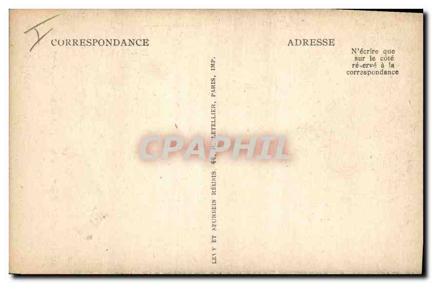 CPA Aix En Provence Porte de l'Hotel de St Mare  — Rückseite