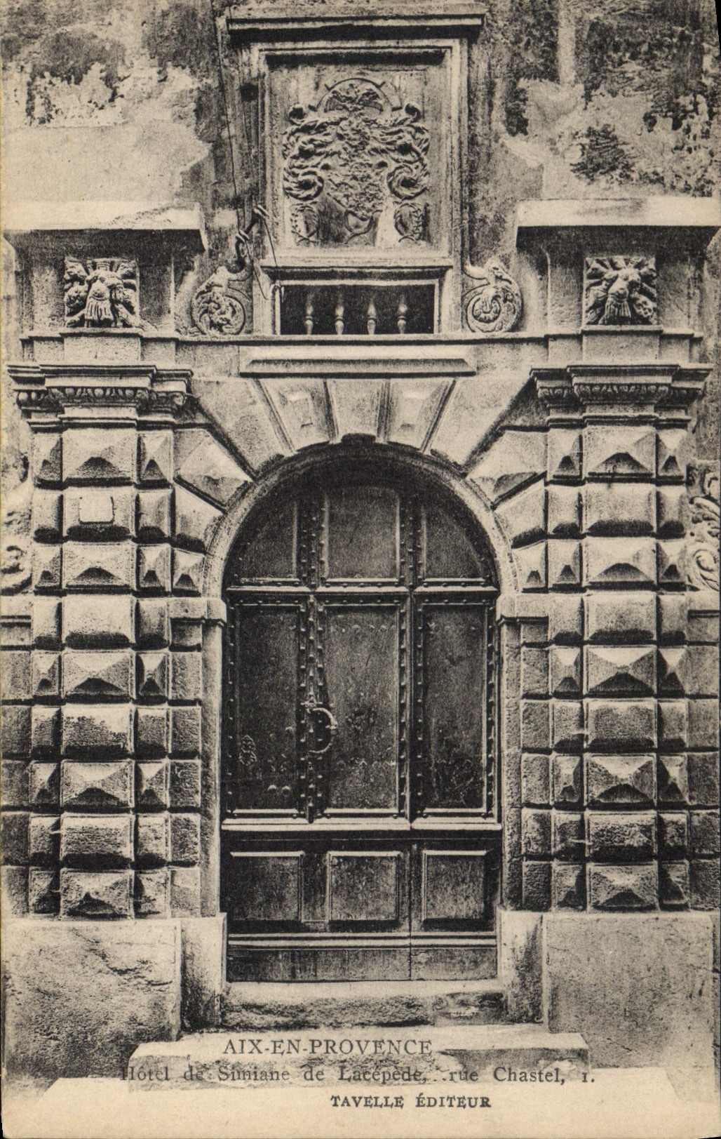 Hôtel de Simiane de Lacepède — Aix-en-Provence — Tavelle Verlag, Nr. 1