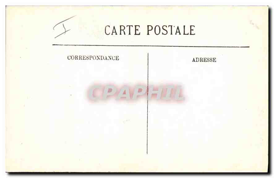 CPA Aix En Provence Hotel Gnigou Ancien hotel de Grasse de Castillou  — Rückseite