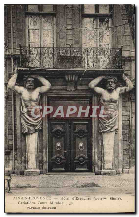 Aix-en-Provence — Hôtel d'Espagnet (xviième Siècle) — Tavelle Éditeur
