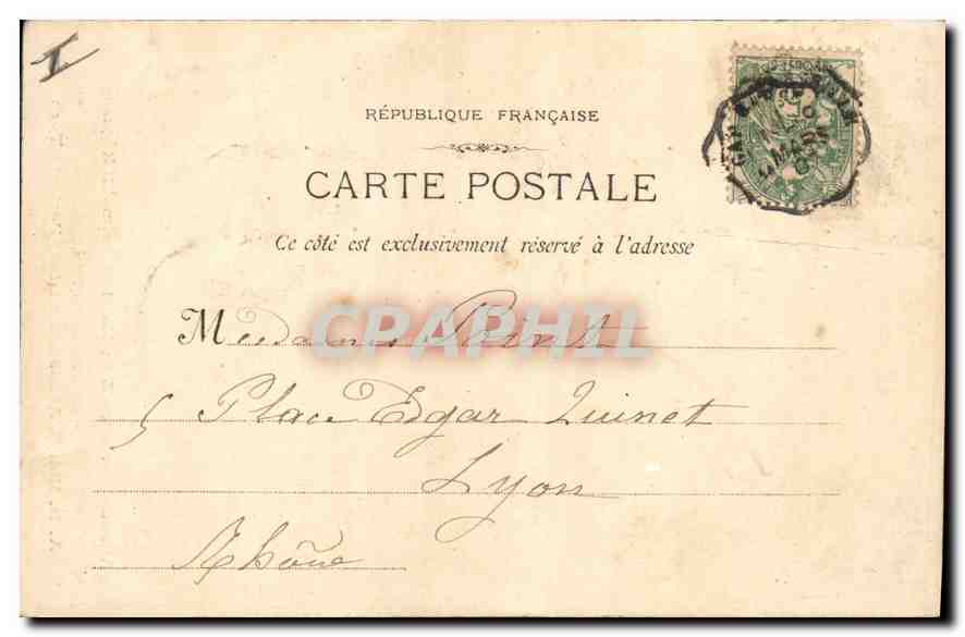 Aix-en-Provence - A G, Hôtel de Grimaldi Régusse (XVIIe siècle) - par Puget — Verso