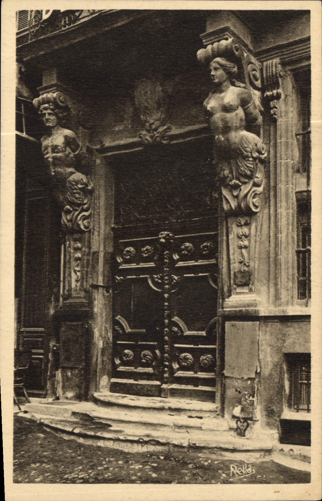 Aix-en-Provence — Place des Prêcheurs — Hotel d'Agut, 1676 neu errichtet — Retta