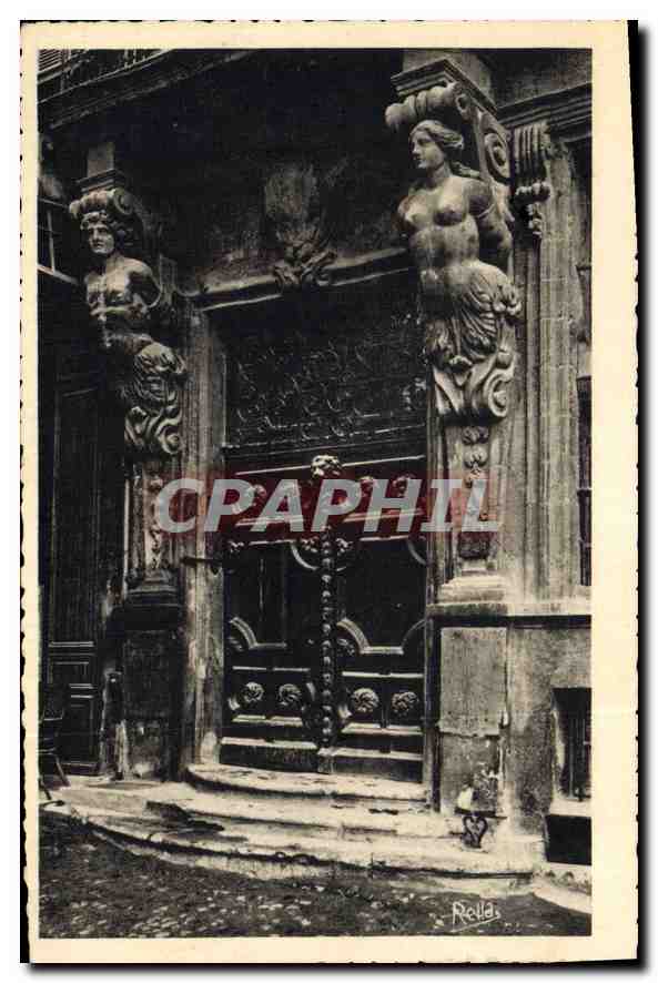Portail orné de statues — Aix-en-Provence — Relia, n°6