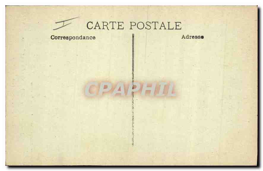 Aix en Provence — Fontaine des neuf Canons, Hôtel de Forbin, Cours Mirabeau — Collection Martinet — Verso