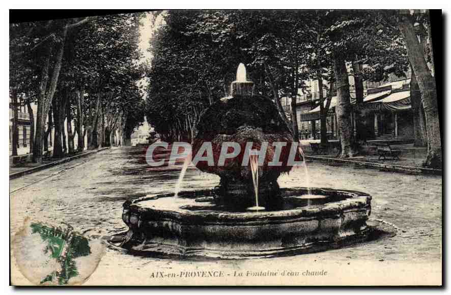 AIX-en-PROVENCE — La Fontaine d'eau chaude — CPAPHIL